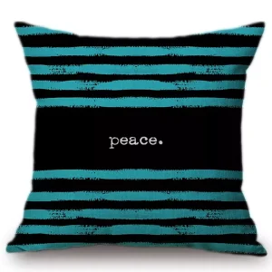 housse de coussin blue moderne