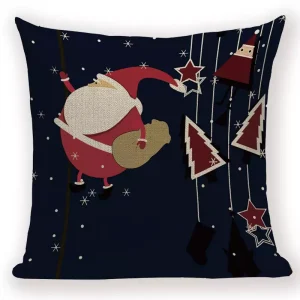 Housse de coussin noël black papa