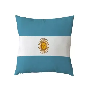 Housse de coussin drapeaux du monde