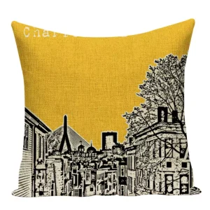 Collection Housse de coussin yellow city