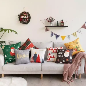 Housses de coussin Festives de Noël
