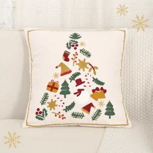 Housse de coussin arbre de noël JOLIE