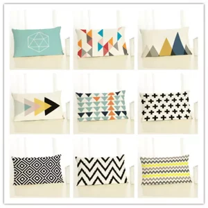 Housse de coussin 3D style scandinave
