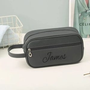 Trousse de Toilette Personnalisée Prénom Homme