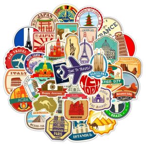 Autocollants Valise Travel Stickers (Pack de 50)