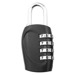 Cadenas Valise à Code 4 Chiffres (Noir)