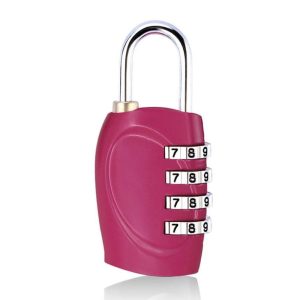 Cadenas Valise à Code 4 Chiffres (Rose)