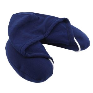 Coussin de Voyage Hoodie Bleu Marine