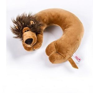 Coussin de Voyage Lion Brun