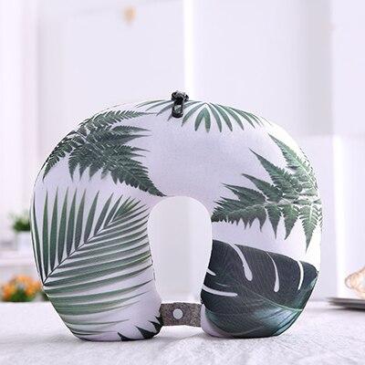 Coussin de Voyage Microbilles Tropical – Image 2