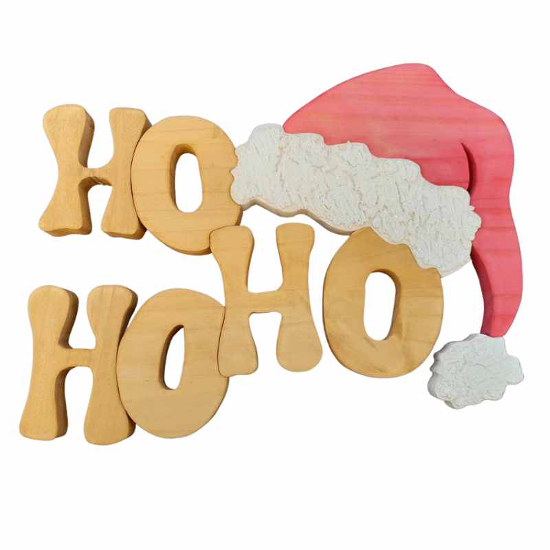 Salutation de Noel avec le père Noel