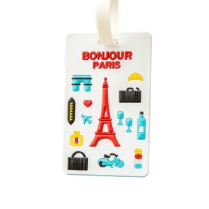 Étiquette Bagage Bonjour Paris