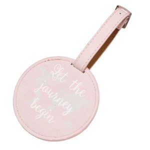 Étiquette Bagage Let The Journey Begin