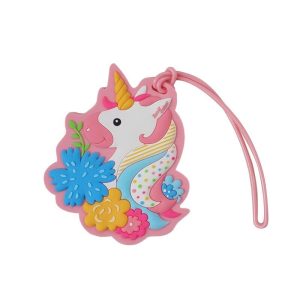 Étiquette Bagage Licorne Kawaii