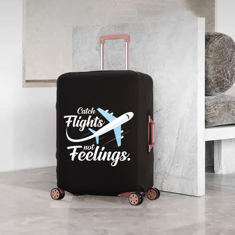 Housse de Protection Valise Avion Catch Flights Not Feelings – Image 3