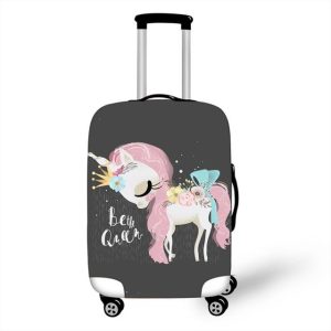 Housse de Valise Licorne “Be The Queen”