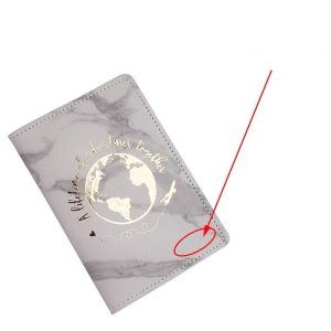 Pochette Passeport Personnalisée Couple Voyageur