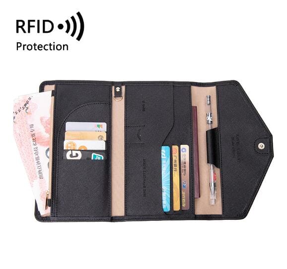 Portefeuille de Voyage Femme Grande Pochette (anti-RFID) – Image 4