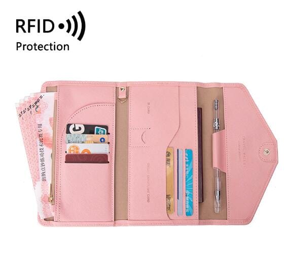 Portefeuille de Voyage Femme Grande Pochette (anti-RFID) – Image 9