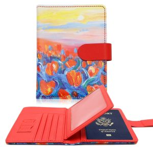 Portefeuille de Voyage Femme Tulipes
