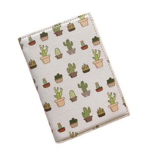 Protège-Passeport Motif Cactus