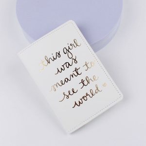 Protège-Passeport This Girl Was Meant To See The World