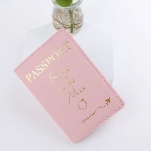 Protège-Passeport Mr Mrs Exploring Together Forever