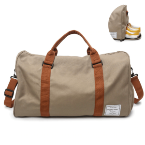 Sac de Voyage avec Compartiment Chaussures Happy Travel (Camel)