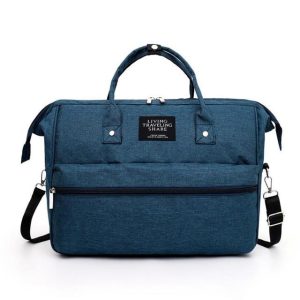 Sac de Voyage Bébé Living Traveling Share (à Bandoulière, Bleu)