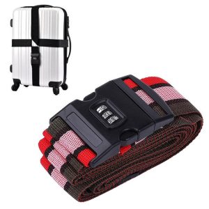 Sangle pour Valise avec Code 3 Chiffres Tricolore (En Croix)