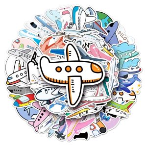 Stickers Valise Voyage Avion (Pack de 50)