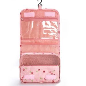 Trousse de Toilette de Voyage Cerises (Rose)