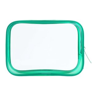 Trousse de Toilette Transparente Verte