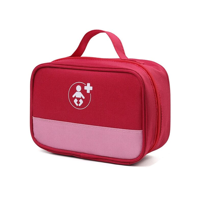 Trousse Pharmacie Bébé Voyage Secours (Rouge)